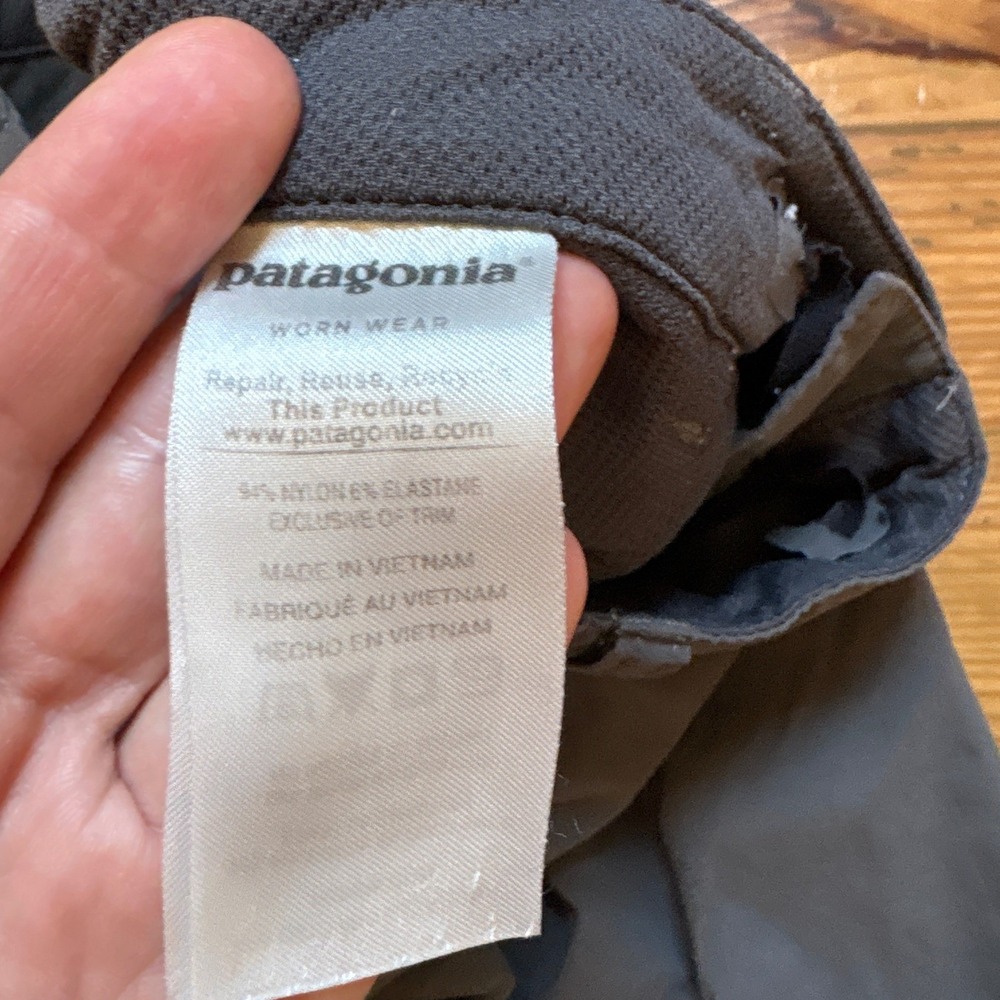 Patagonia Quandary Pants Women Grey Hiking Outdoor Straight Leg SIZE 4 - Picture 5 of 6
